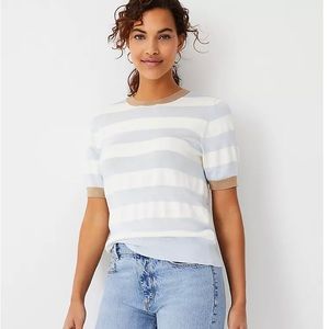 Ann Taylor Striped Sweater Tee (Size S) IMMACULATE!